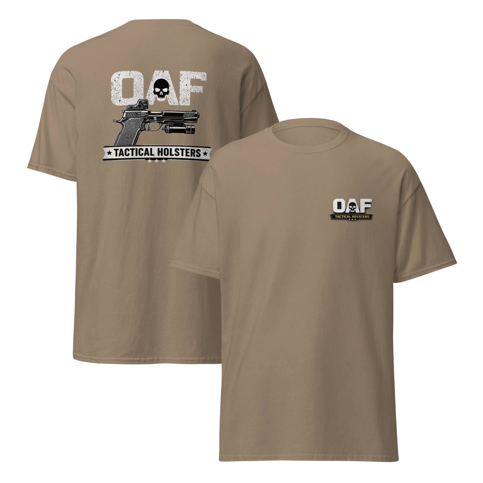 Coyote Brown shirt front