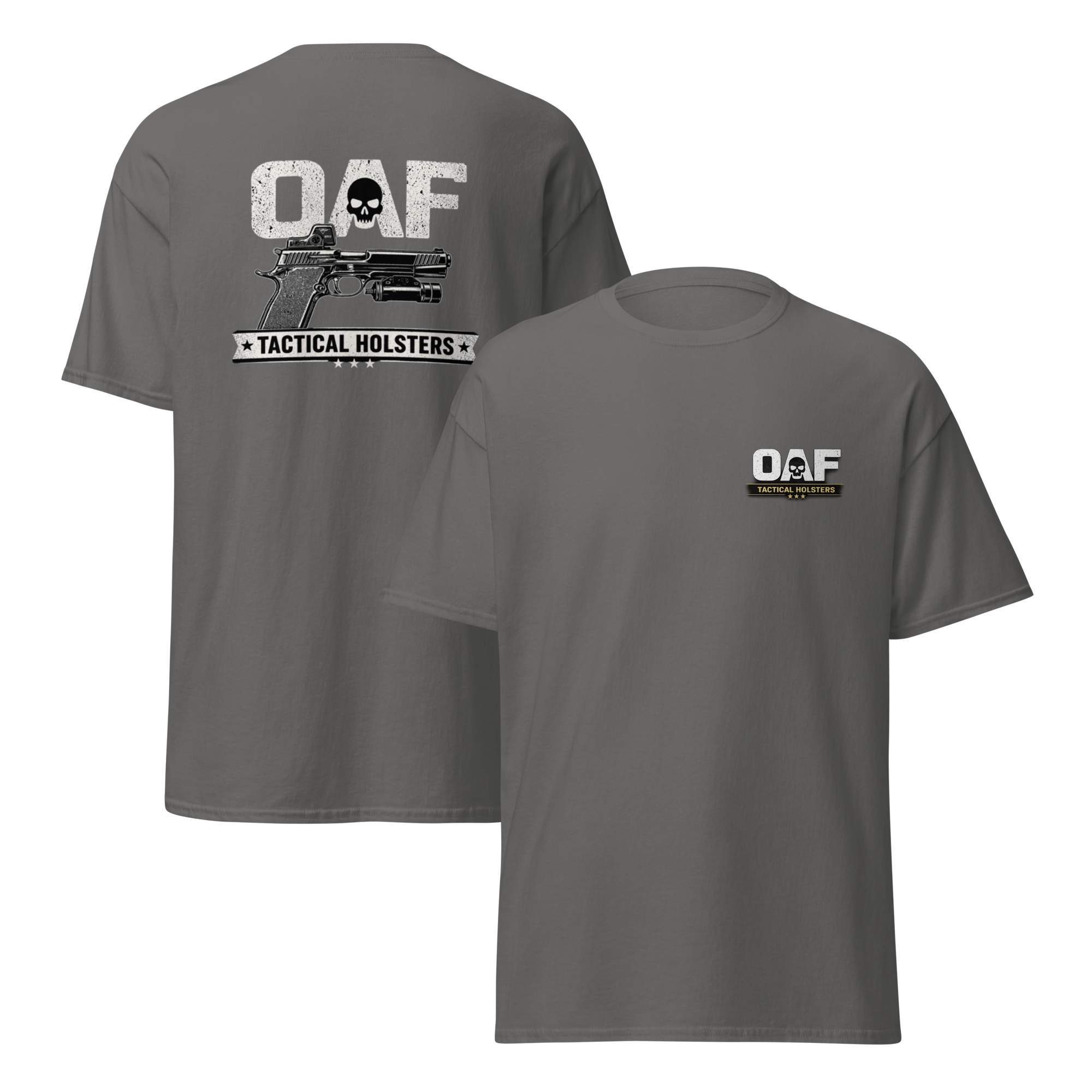 Grey shirt front