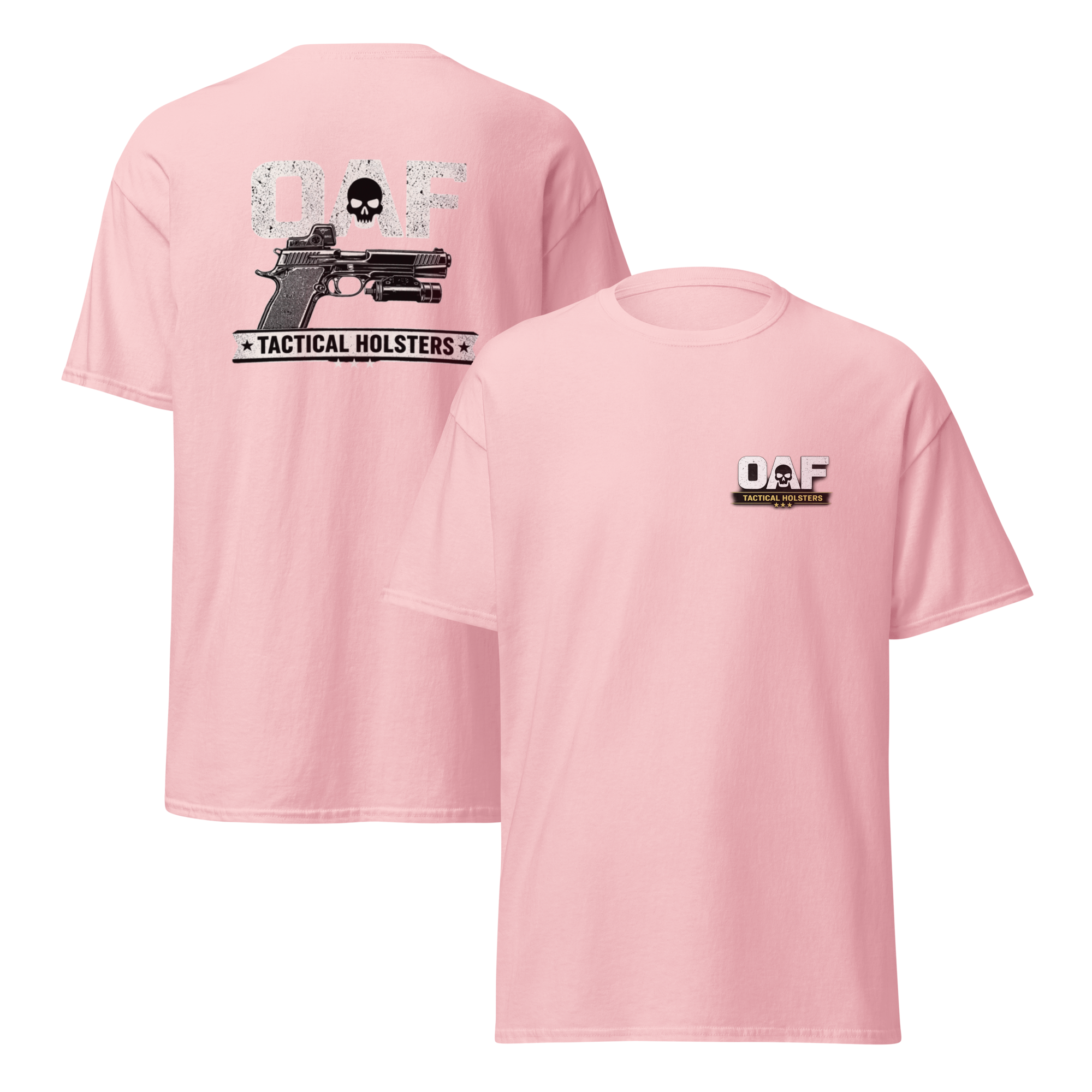 Pink shirt front