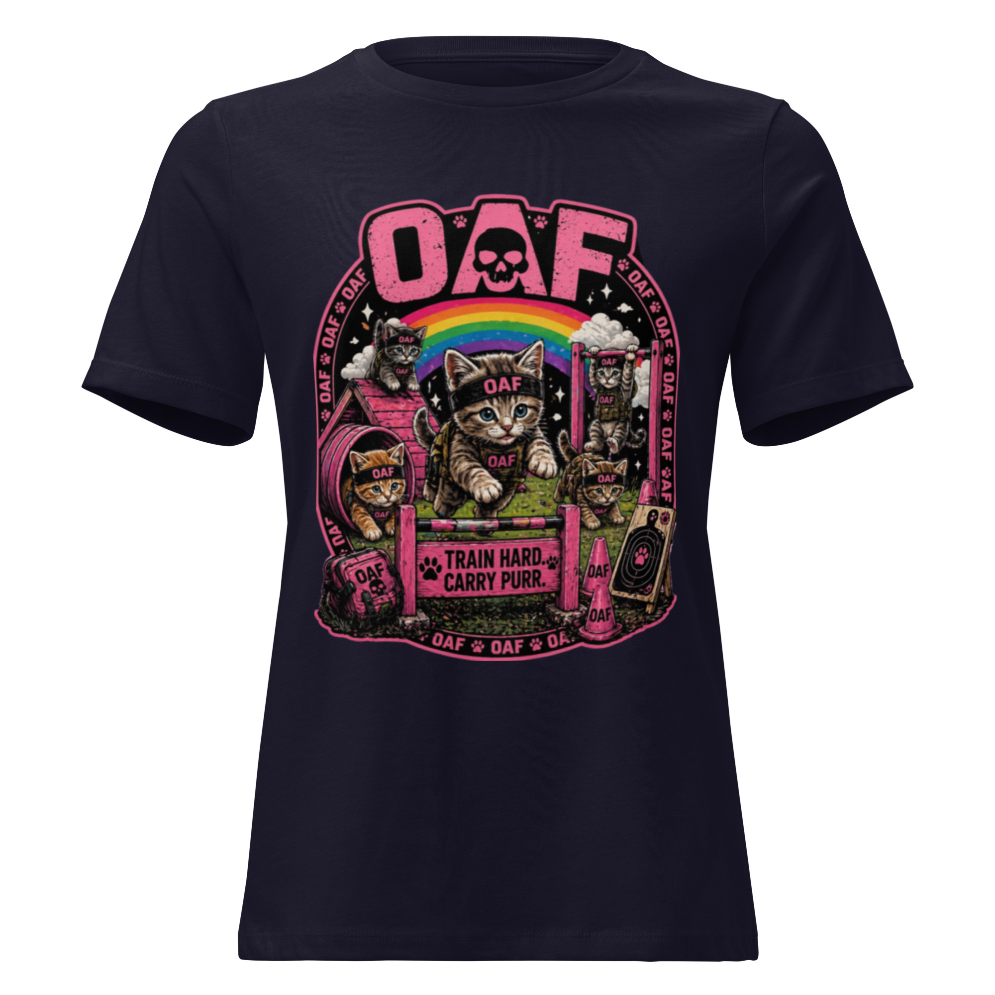 Womens OAF Tactical Kitty T-Shirt