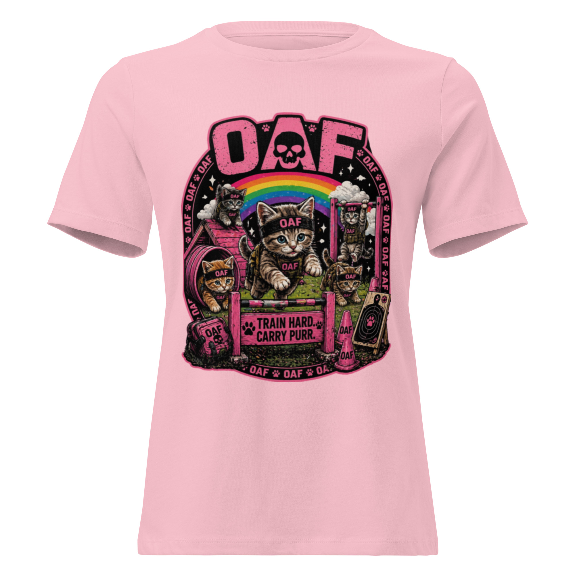 Pink shirt front